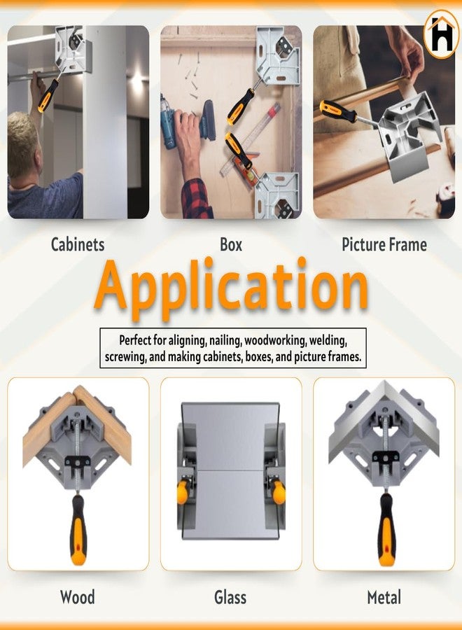 Homdum 90 Degree Corner Clamp Single Hand - Image 5
